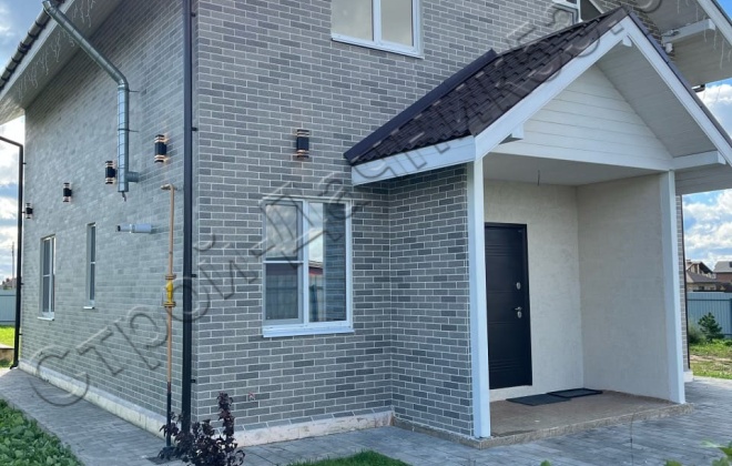 2 Каркасный дом 10х8.0м + 3.0х1.5м , 160 М², Новгородская область, Савинское сельское поселение, деревня Хутынь (4)